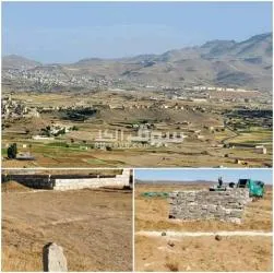 قطع اراضي للبيع باكاش والتقسيط في صنعاء الصباحه منطقه ريعان البياضي