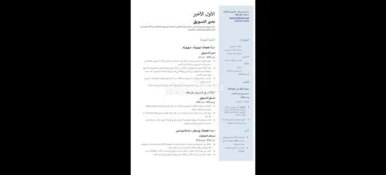 تصميم سيرة ذاتية احترافية - 6